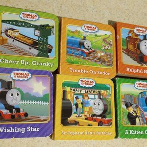 Thomas and Friends Train Baby Board Books, 6 Books, Cheer Up Cranky!